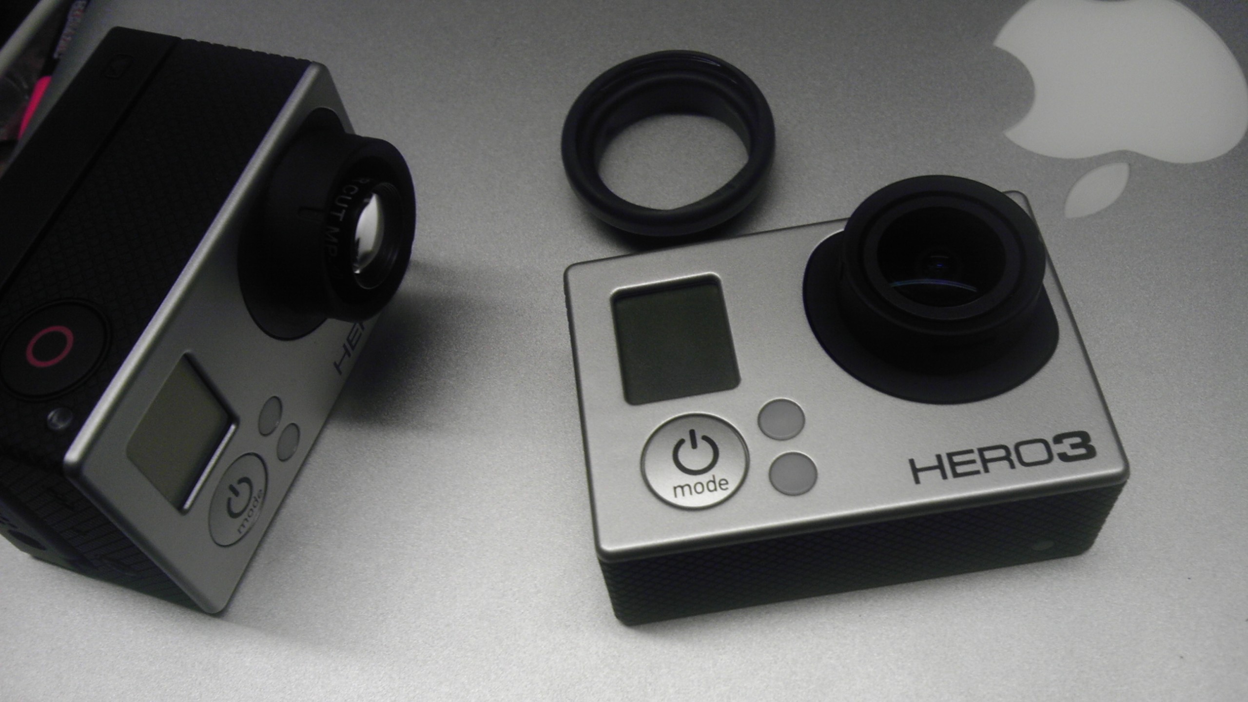 Glass lens cap/Polarized filter protector Film Through hero3+